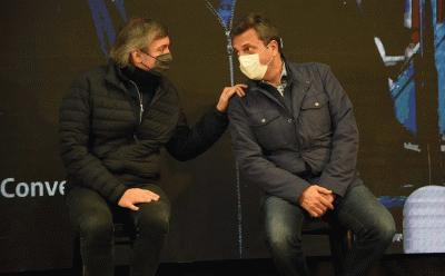 Con presi�n para Guzm�n, M�ximo Kirchner y Massa revalidaron su sociedad pol�tica