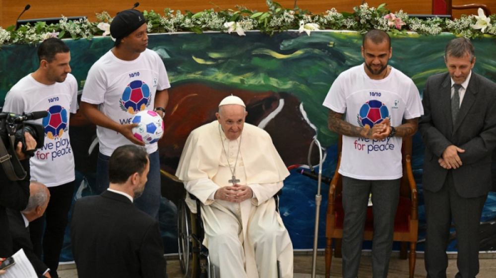 El Papa convoca al Partido por la Paz el 10 de octubre en homenaje a Diego Maradona