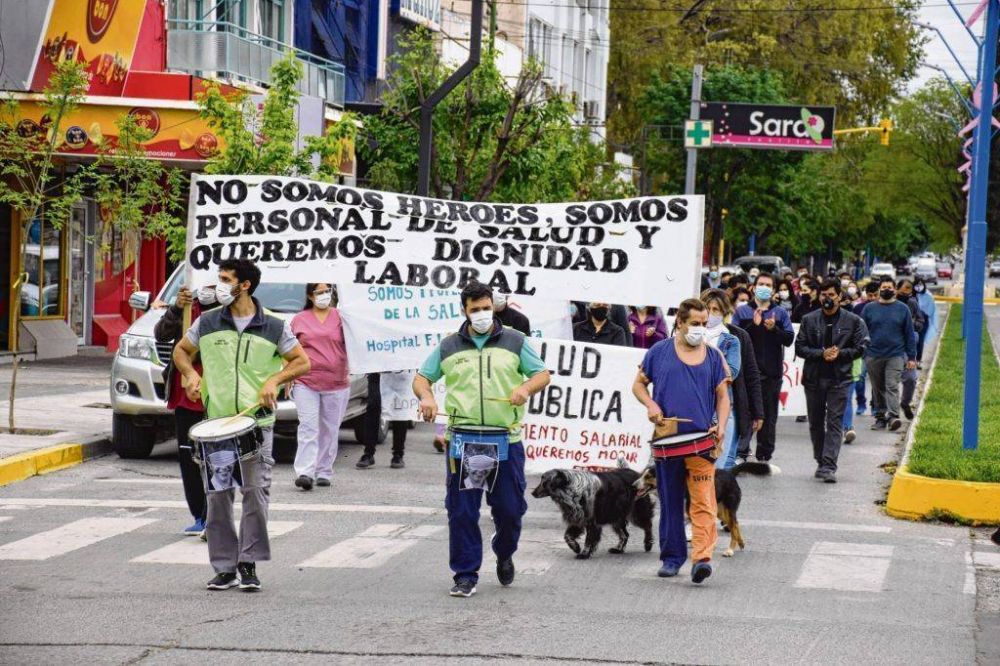 El paro de los trabajadores de la salud pública se mantendrá esta semana en Río Negro