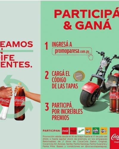 Coca Cola lanzó promo “Seamos diferentes”