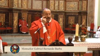 Mons. Barba pidió que el fuego del Espíritu Santo ayude a construir una Iglesia revivida y en unidad