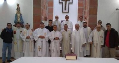 Los seminaristas de Goya tuvieron una convivencia con el obispo