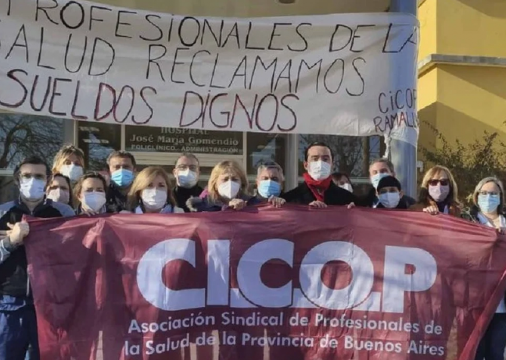 Mdicos bonaerenses harn una nueva protesta La Plata