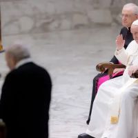 El Papa Francisco saluda el 