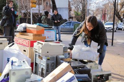 San Isidro logró un récord de recolección de residuos informáticos  