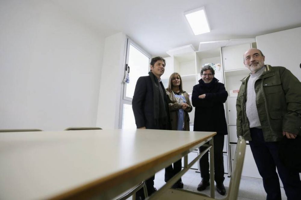 Kicillof inaugur un nuevo edificio del programa Escuelas a la Obra
