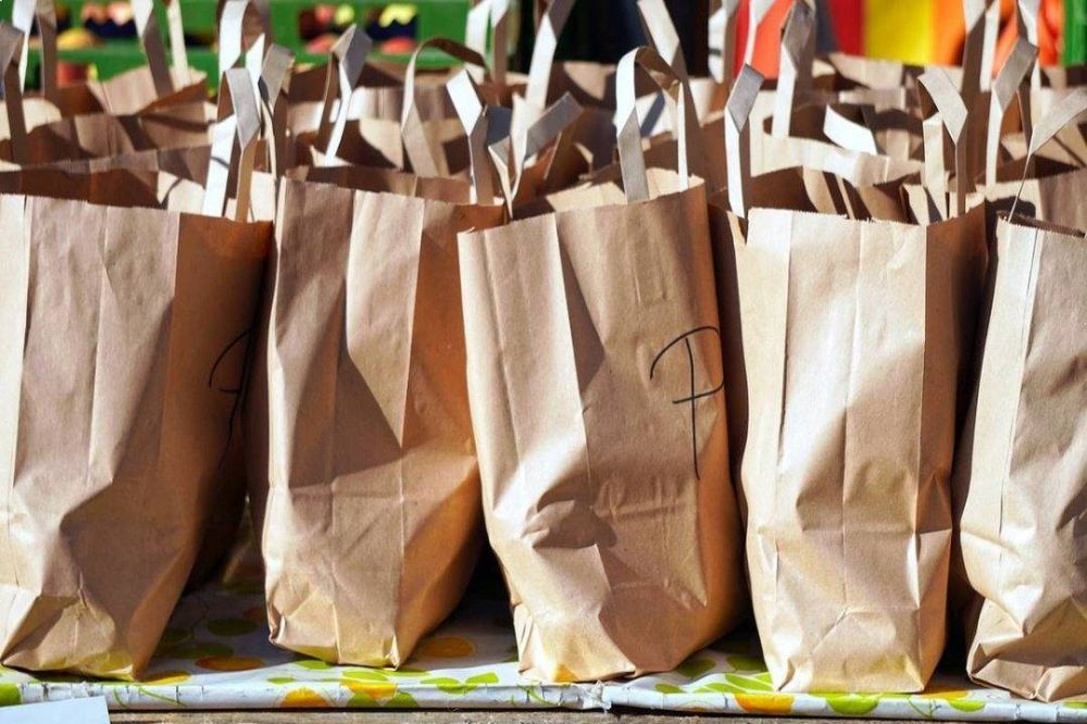 Sin bolsas de plástico: una empresa cordobesa reparte paquetes de papel reciclado