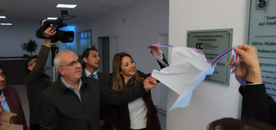 Silva Neder participó del acto de inauguración de la nueva sede del Sindicato de Empleados de Comercio
