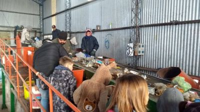 Bellocq: alumnos visitaron la planta de residuos