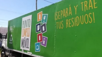 Punto Limpio Móvil continúa recibiendo residuos electrónicos en Playa Unión