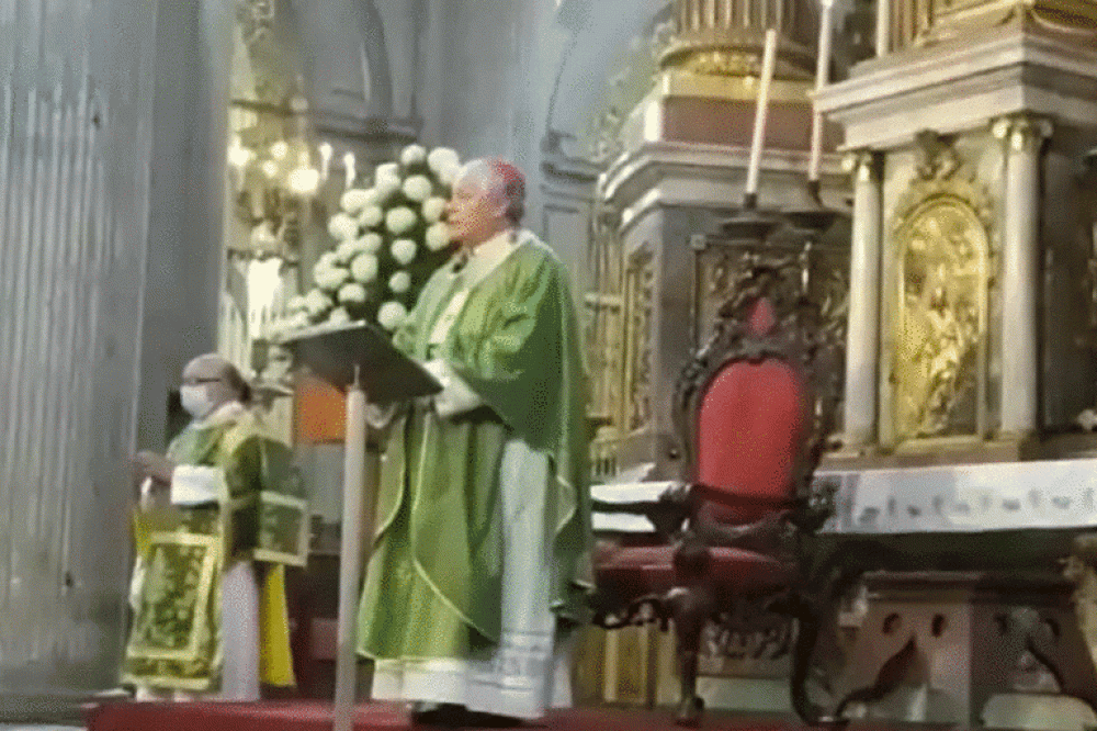En la Catedral de Puebla dedicaron misa a las personas vctimas de violencia:Tenemos que seguir pidiendo por la paz