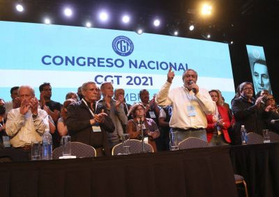 H�ctor Daer, Gerardo Mart�nez, Jos� Luis Lingeri y Andr�s Rodr�guez, la c�pula de la CGT ya peregrina al despacho de Cristina en busca de una salida pol�tica