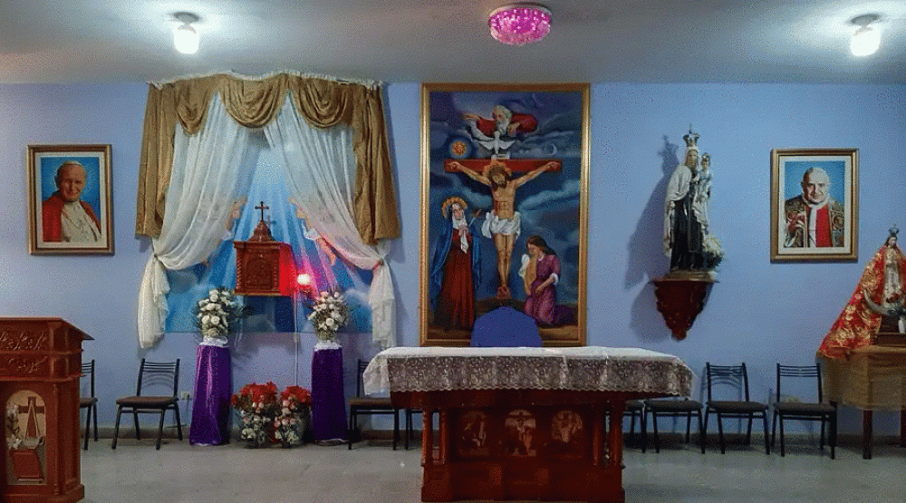 Realizan fiesta con cumbia dentro de iglesia católica por la Virgen del Carmen