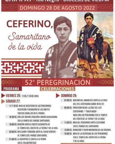 Confirman la vuelta de la Peregrinación a Ceferino: congregará a miles de fieles en Río Negro