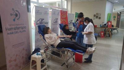 El Sindicato de Comercio de Mar del Plata encabezó una jornada de donación de sangre