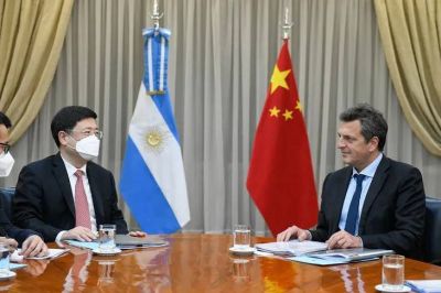 Sergio Massa recibi� al embajador de China para hablar de inversiones y miner�a