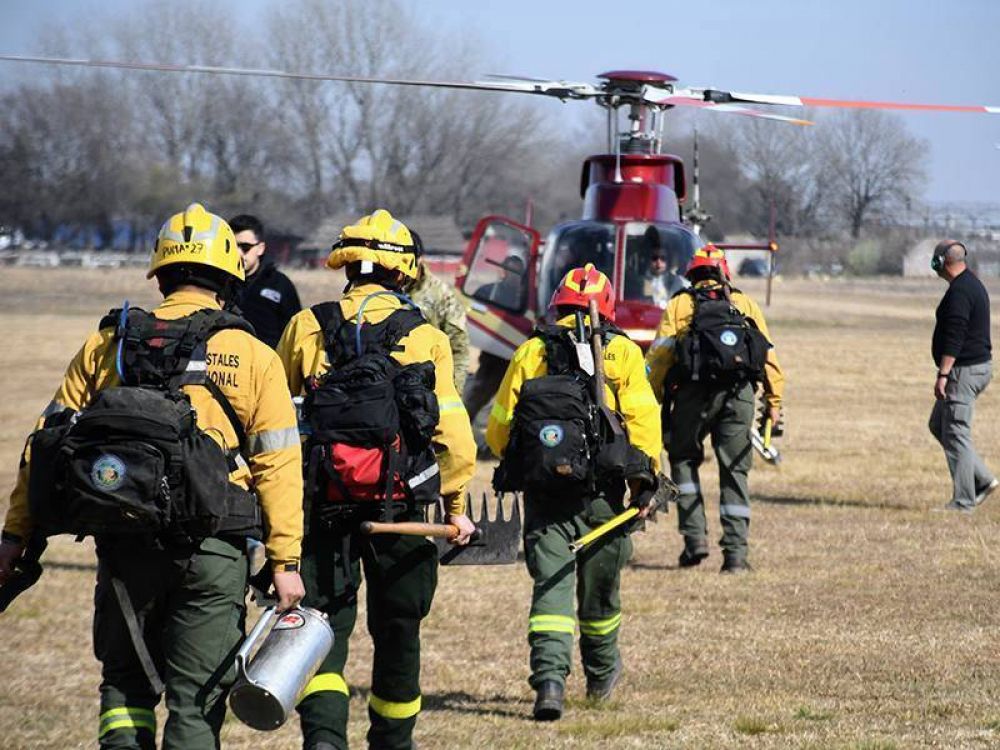 Destacan el trabajo de los brigadistas en el combate de los incendios: Est dando resultados