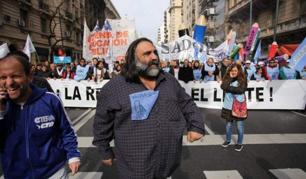 Baradel advirti que con la proscripcin a CFK estn cruzando una lnea roja y consider la necesidad de hacer varias movilizaciones para reclamar la reforma judicial