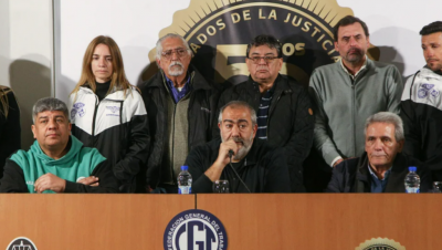 Vuelve a agrietarse la frágila unidad de la CGT tras la marcha y la causa judicial contra CFK
