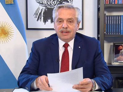 Ataque a Cristina Kirchner: Alberto Fern�ndez habl� del �odio� y declar� feriado nacional este viernes �para que el pueblo pueda expresarse en paz�