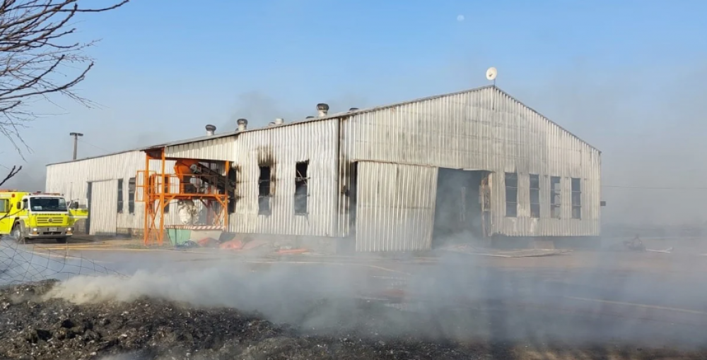 Prdidas totales por grave incendio en la Planta de Tratamiento de Residuos de Venado Tuerto