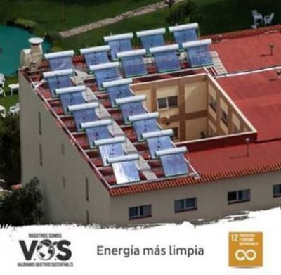 El hotel UTHGRA Los Cocos emplea energía solar