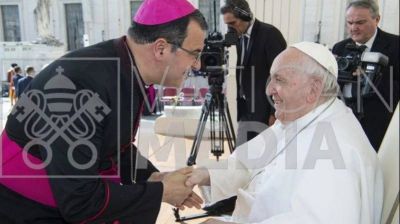 El Obispo de Mar del Plata se reunió con el Papa Francisco: 
