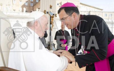 El obispo Mestre mantuvo un encuentro con el Papa Francisco