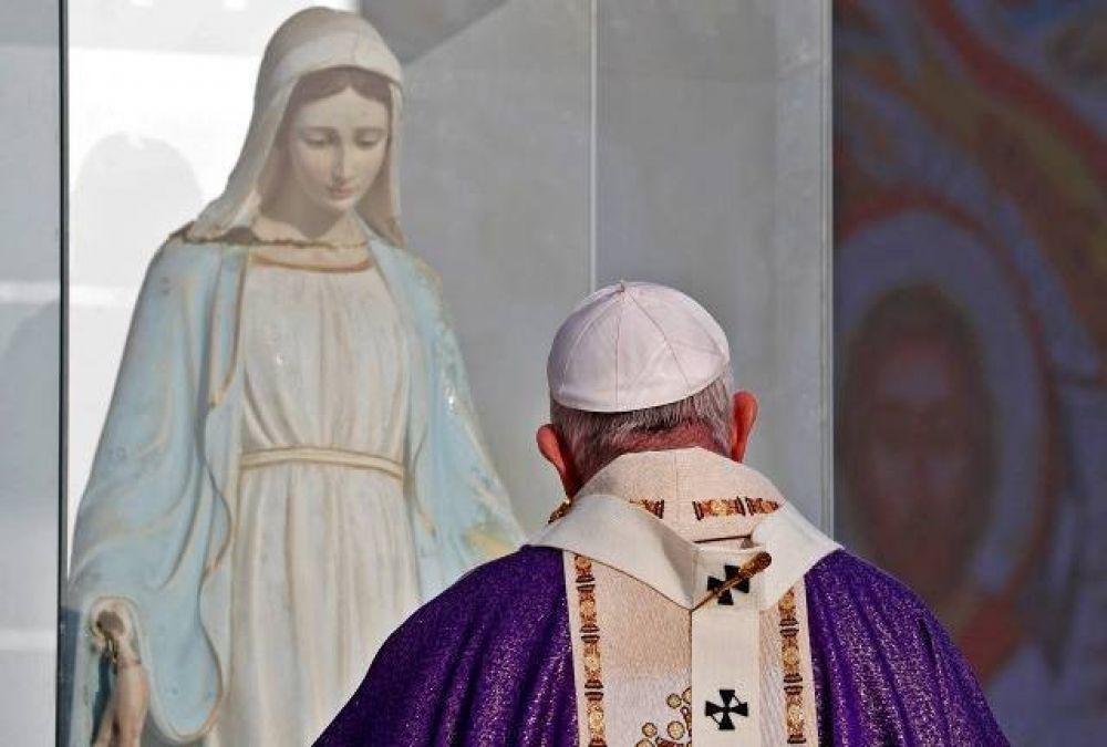 El Papa: Peligro de Guerra atmica, debemos seguir rezando a la Virgen