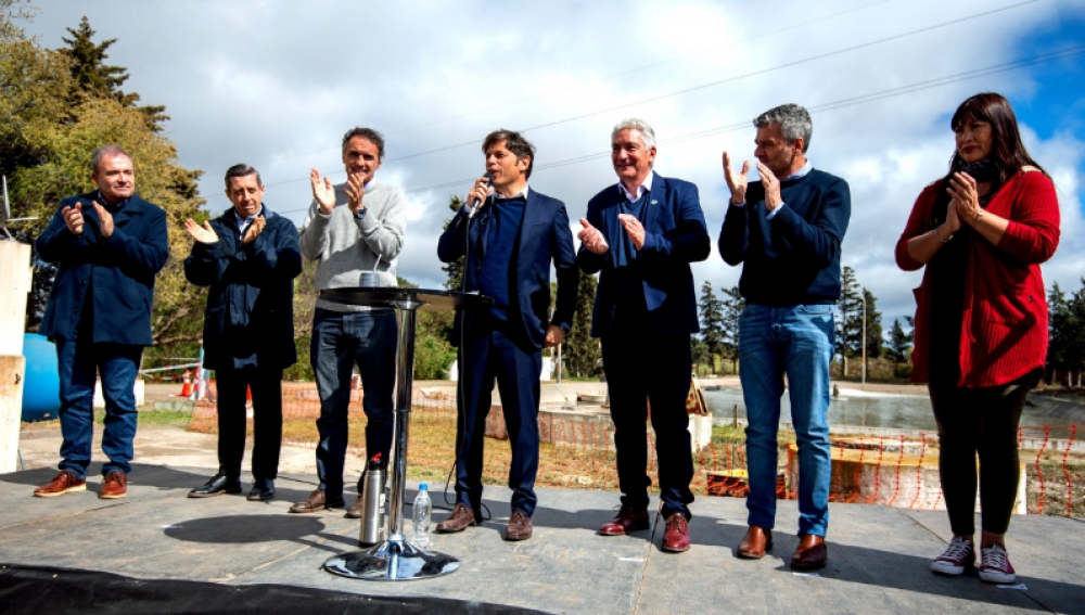 Kicillof en Patagones: inaugur las obras en la nueva planta de lquidos cloacales