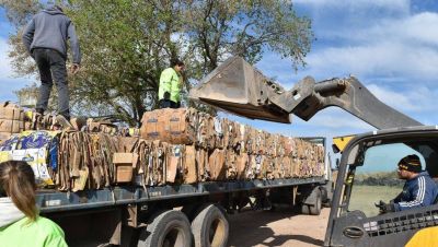 Ameghino: Importante recuperación de residuos sólidos urbanos