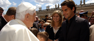 Federer, de fe católica, recuerda aquel encuentro con Benedicto XVI