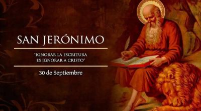 Hoy la Iglesia Cat�lica celebra a San Jer�nimo, Padre de la Iglesia y traductor de la Biblia