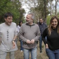 Cuenca Matanza Riachuelo | Sabbatella, Menéndez y el Padre Paco recorrieron tareas de limpieza de arroyos