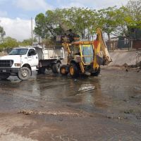 Hidráulica retiró 300 toneladas de basura en colectores urbanos de Las Heras y Capital