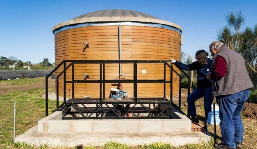 Se inaugur el biodigestor gigante en Balcarce: Un ejemplo de tratamiento de residuos
