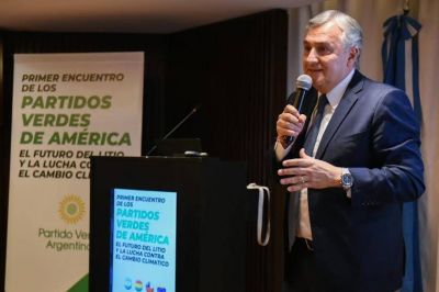 Morales reafirmó la agenda sustentable de Jujuy en la transición energética mundial ante partidos verdes de América