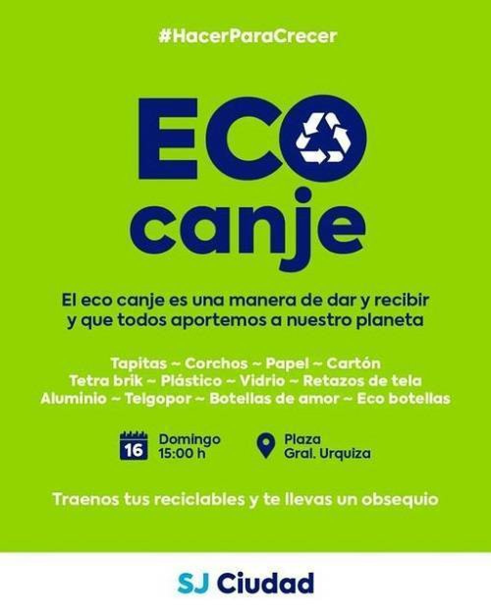 Ecocanje en San Jos: Se recibirn materiales reciclables y aceite vegetal usado