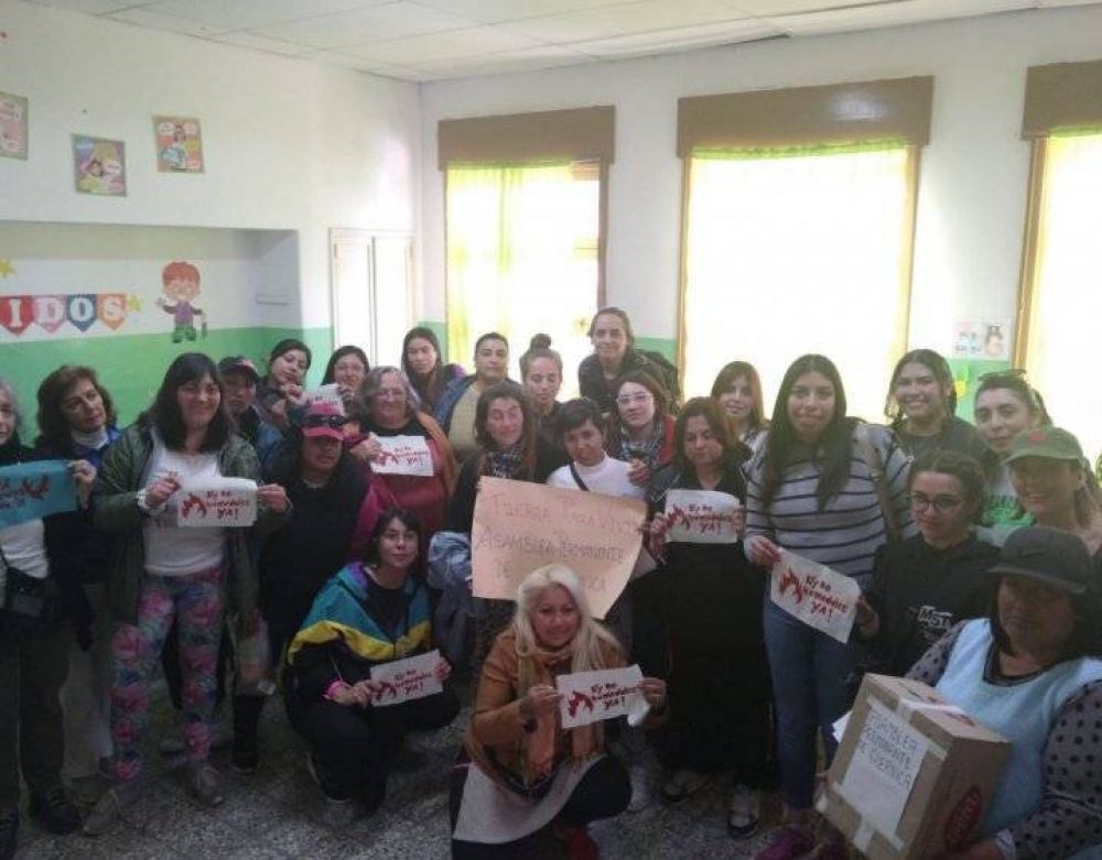 35 Encuentro Plurinacional. Las mujeres de Guernica llevaron su reclamo por vivienda a San Luis