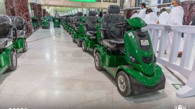 Arabia Saudita: Incorporan 30 vehículos eléctricos para facilitar traslados en mezquitas