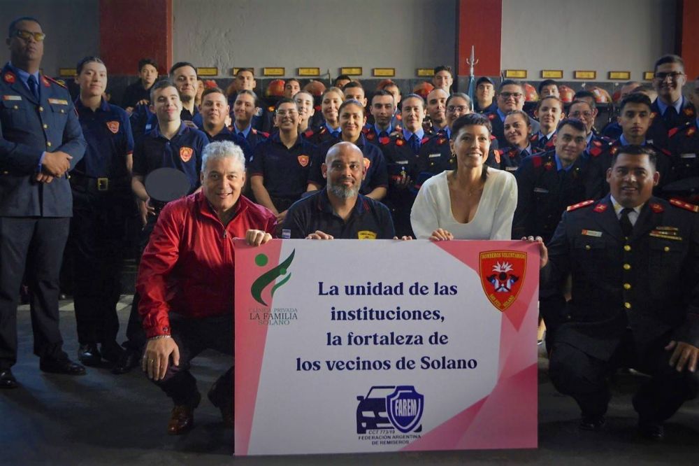 La Federacin de Remiseros intervino para que bomberos voluntarios quilmeos se atiendan en una clnica privada: Ojal se replique por todo el pas