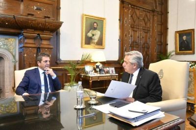 Alberto Fern�ndez se reuni� con Sergio Massa en Olivos para analizar medidas econ�micas