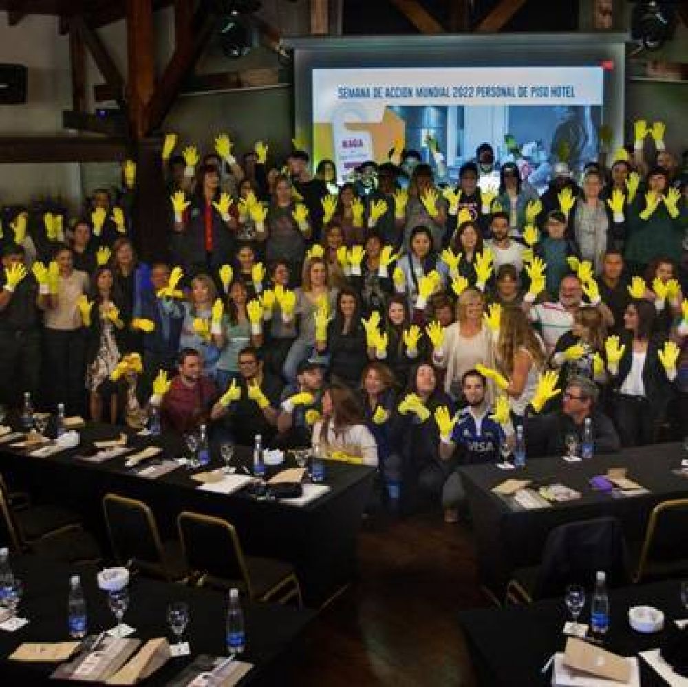 La UTHGRA celebr la Semana Mundial por condiciones dignas para el personal de piso de hotel