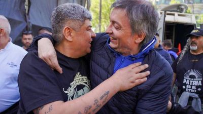 El 17 de Octubre de Máximo Kirchner y Pablo Moyano, con exigencias al Gobierno y críticas a la CGT