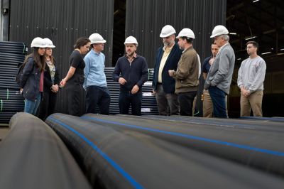 El Gobierno provincial coordina la log�stica de traslado de materiales para el inicio de obras h�dricas en Villa de Merlo