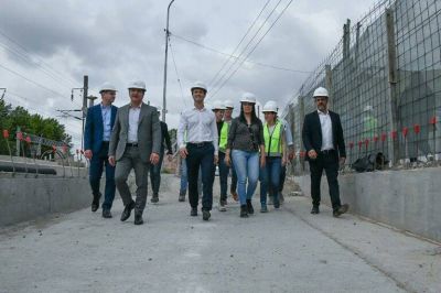 Firman convenio para construcción de Paso Bajo a Nivel en vías del ferrocarril Roca en San Vicente