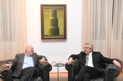 Alberto Fernández cenó con Joseph Stiglitz en Olivos para analizar la crisis mundial causada por la pandemia y la guerra en Ucrania