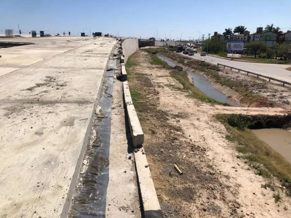 Afirman que el puente sobreelevado tiene un avance superior al 74% en su ejecuci�n