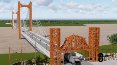 Daniel Scioli anunci� la firma del contrato para la construcci�n del puente San Javier-Porto Xavier
