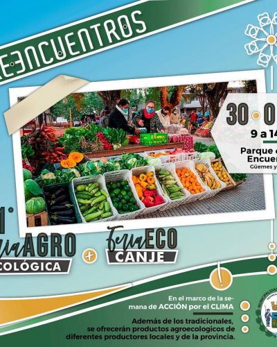 Este fin de semana, Feria EcoCanje y Feria AgroEcológica